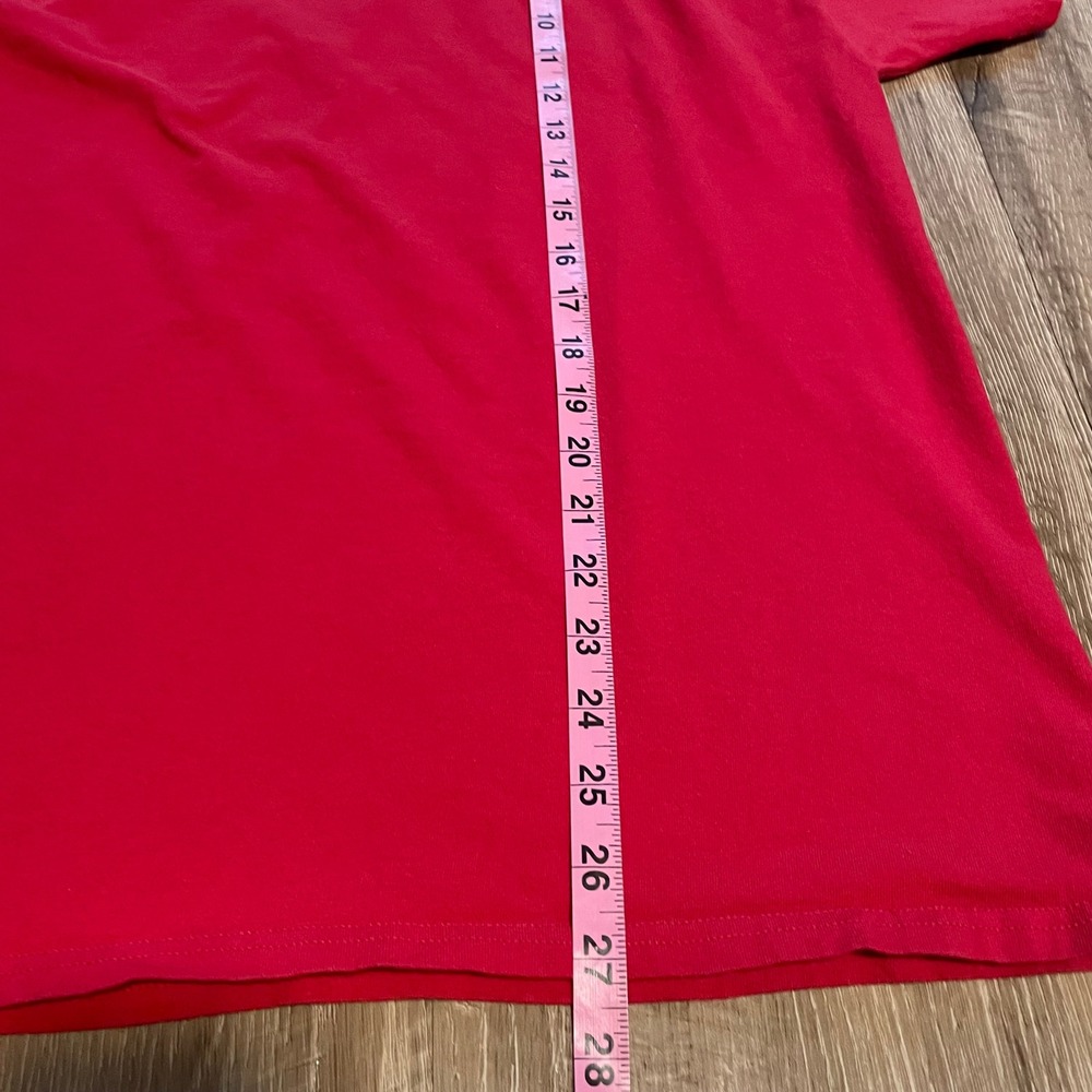 Hanes Mens Utah Utes T-Shirt Large Red Cotton Blend NCAA Collegiate Graphic Tee - Picture 7 of 7